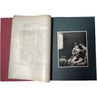 Antique French Les Chefs-D'Oeuvre Des Grands Maitres Grand Masters Artist Booklet Prints Book 8 Page Memorabilia Collector No 10 c1903