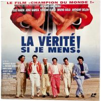 Vintage French Laservision Videodisc La Verite Si Je Mens Movie PAL Digital Media Memorabilia Collector c1997
