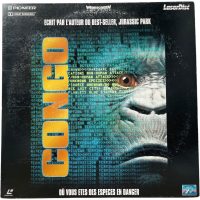 Vintage French Laservision Videodisc Congo Movie PAL Digital Media Memorabilia Collector c1996