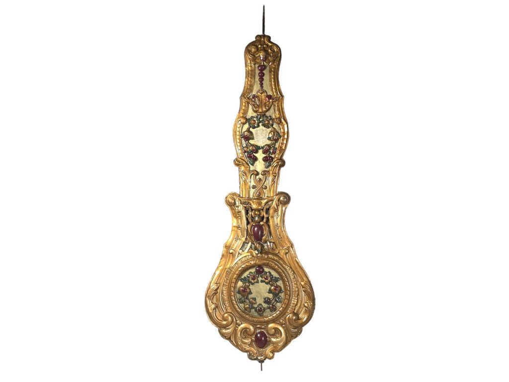 Antique French Grandfather Grandmother Large Clock Pendulum Part circa 1900’s