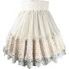 Vintage French Extra Large Cream Off White Lace Trim Gathered Lamp Shade Lampshade Light WORN DAMAGE c1960-70's
