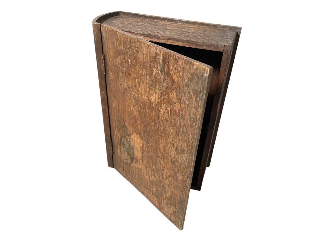 Vintage French Hollow Secret Book Storage Box J Lenzielle circa 1930-40’s