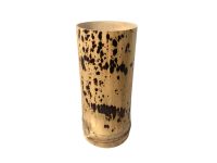 Alternative view of Vintage Asian Bamboo Brush Holder Pot Vase Container Cup Beaker circa 1990-2000