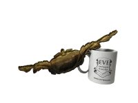 Alternative view of Antique French Brass Furniture Cabinet Chair Wardrobe Cupboard Sideboard Decor Topper Decorative Finial circa 1910's