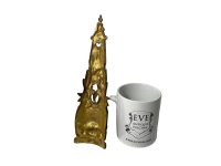 Alternative view of Antique French Brass Furniture Console Table Cabinet Chair Wardrobe Cupboard Sideboard Decor Topper Edge Decorative Finial c1910's