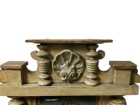 Alternative view of Antique French Wood Wooden Cabinet Case Display Ornament Storage Box Stand Decor c1920-30's