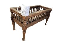 Alternative view of Vintage French Large Multiple Plant Pot Stand Planter Plinth Side Table Stand Display Ornament Bar Bottle Stand c1970's