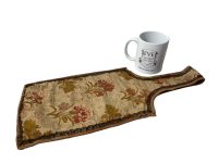 Alternative view of Antique French or English Silk Brocade Belt Pouch Purse Container Bag Handbag Costume Prop Decor c1850's