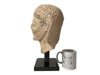 Alternative view of Vintage French Rampin Head Musee Du Louvres Reproduction Replica Of Original Bust Decor circa 1980-90's