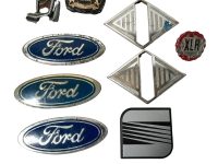 Alternative view of Vintage Assorted Car Badge Collection Bonnet Ornament Decor Automobile Vehicle Automobilia Collector Metal Chrome circa 1970-90's