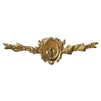 Antique French Brass Furniture Cabinet Chair Wardrobe Cupboard Sideboard Decor Topper Decorative Finial circa 1910’s Antique French Brass Furniture Cabinet Chair Wardrobe Cupboard Sideboard Decor Topper Decorative Finial circa 1910's