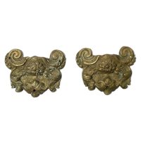 Antique French Metal Furniture Console Table Cabinet Chair Wardrobe Cupboard Sideboard Decor Topper Edge Decorative Finial c1910-20’s Antique French Metal Furniture Console Table Cabinet Chair Wardrobe Cupboard Sideboard Decor Topper Edge Decorative Finial c1910-20's