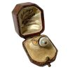 Antique French Lehodey Granville Leather Wrapped Heavily Worn Ring Box Jewellery Jewelry Case Worn Old circa 1910-20's