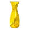 Vintage French Yellow Glass Wine Carafe Decanter One Litre 1 Liter circa 1990-2000