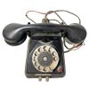 Vintage French Bakelite Telephone Phone Rotary Dial Switch SAecond Earpiece circa 1930-40's