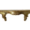 Vintage Italian Florentine Wall Shelf Traditional Display Rest Stand Plinth Shelfs Wood Worn c1950-60's