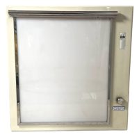 Vintage French Duplex XRay Viewer Wall Projector Medical Prop Display Hanging Electric Light Sold As Spares / Repair circa 1980's