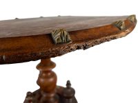 Alternative view of Antique French Traditional Worn Weathered Damaged Horseshoe Shaped Top Tall Stand Rest Plinth Tabouret c1920-30's