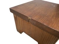 Alternative view of Home Made French Vintage Bench Stool Step Stand Traditional Worn Weathered Rest Plinth Seating Plant Tabouret c1970-80's