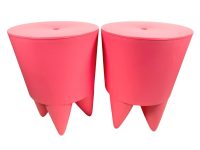 Vintage French Stool Starck Rest Chair Seat Rest Plinth Stand Display Plastic Tabouret Pink Designer Storage Tabouret c1990’s Vintage French Stool Starck Rest Chair Seat Rest Plinth Stand Display Plastic Tabouret Pink Designer Storage Tabouret c1990's