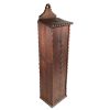Vintage French Traditional Wooden Bread Baguette Storage Box Display Prop Upright Container Kitchen Wood circa 1970's