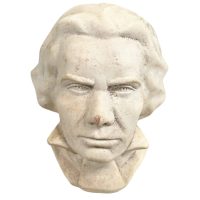 Vintage French Beethoven Plaster Reproduction Of Original Bust Decor circa 1940-50’s Vintage French Beethoven Plaster Reproduction Of Original Bust Decor circa 1940-50's
