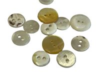 Alternative view of Antique French Small Tiny Mother Of Pearl Applique Button Decor Hand Carved Others Available Sold As A Lot Of 15 c1920's