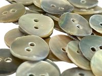 Alternative view of Antique French Small Tiny Mother Of Pearl Applique Button Decor Hand Carved Others Available SOLD INDIVIDUALLY c1920's