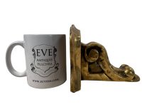 Alternative view of Antique French Small Tiny Golden Hanging Wall Shelf Traditional Display Rest Stand Plinth DAMAGED c1920's