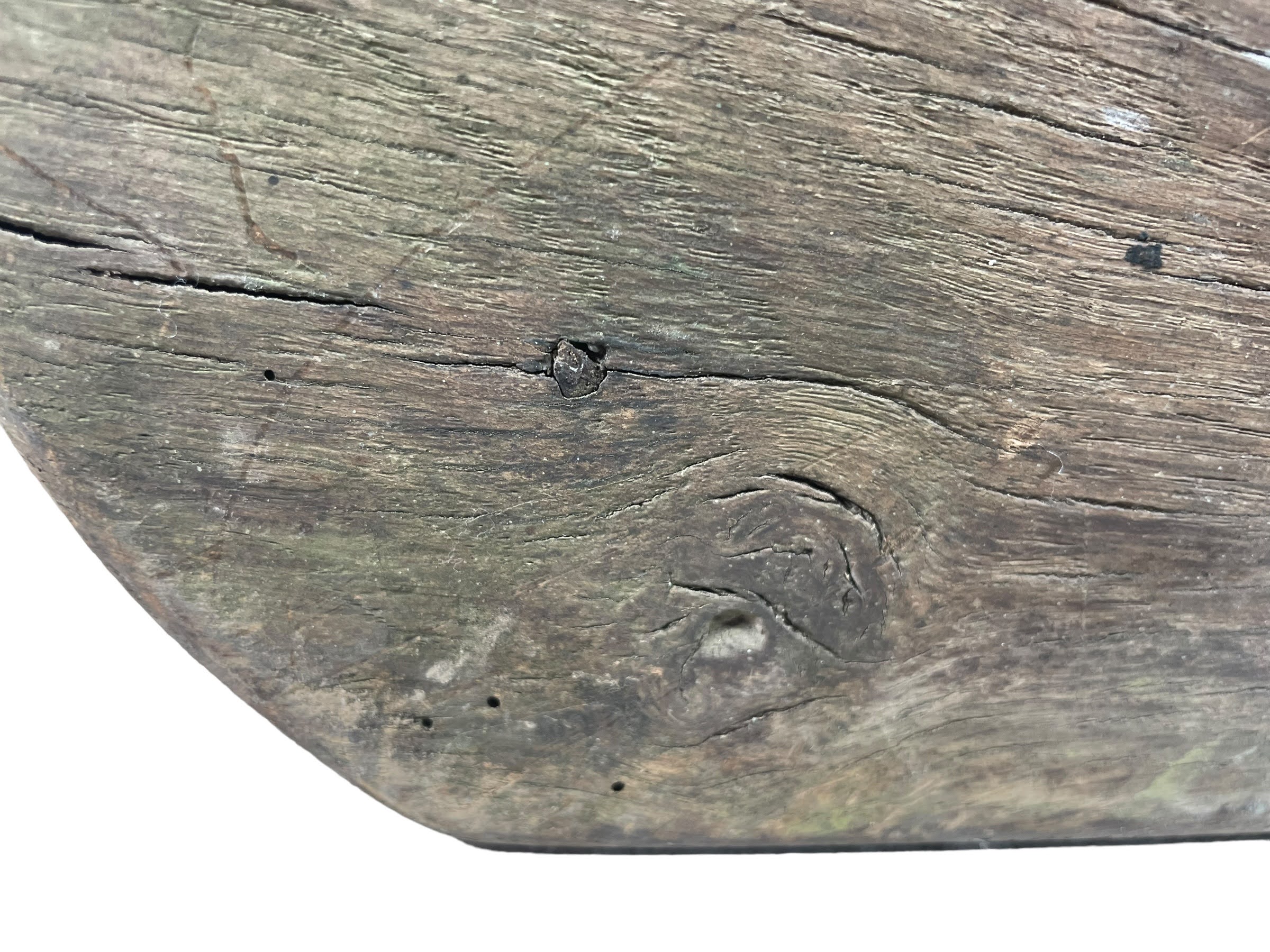 Antique French Stool Chair Wooden Kitchen Small Table Shaped Seat Plant Stand Plinth Tabouret c1900’s 6 Antique French Stool Chair Wooden Kitchen Small Table Shaped Seat Plant Stand Plinth Tabouret c1900's - Image 6