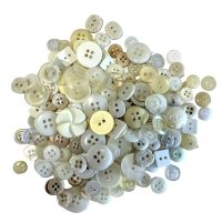 Antique & Vintage French Mixed Buttons Applique Button Decor Others Available Sold As A Lot Of 179 c1920-1970's