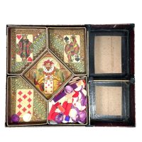 Alternative view of Antique French Token Gaming Chip Card Game Storage Box Chips Counters Tokens Games Gambling Chip c1920's