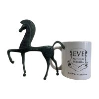 Alternative view of Vintage Ancient Greek Etruscan Greece Horse Sculture Reproduction Bronze Metal Ornament Figurine Display Gift c1970-80's