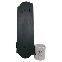 Alternative view of Vintage French BROKEN Wall Mounted Metal Wooden Corkscrew Cork Puller Bottle Opener Bar Cafe Restaurant Decor circa 1990's