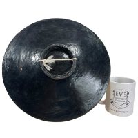 Alternative view of Vintage Indian Paper Mache Serving Dish Plate Wall Hanging Display Circular Tray Platter Decorative Table circa 1970-80's