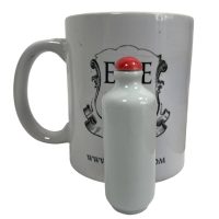 Alternative view of Vintage Chinese Snuff Smelling Salts Hand Painted Small Bottle Holder White Apothecary Potion Traditional Medicine c1970-1980's