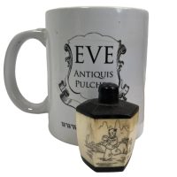 Alternative view of Vintage Chinese Snuff Smelling Salts Hand Etched Small Bottle Holder Bone Wood Apothecary Potion Traditional Medicine c1970-1980's