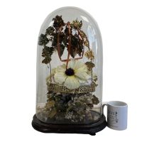 Alternative view of Antique French Medium Globe de Marie Mairee Marriage Globe Wedding Gift Glass Dome Presentation Decorative circa 1900's