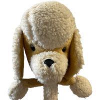 Alternative view of Vintage French Childrens Poodle Dog Valet Coat Clothes Stand Hanger Bedroom Decor Storage 1980-90's