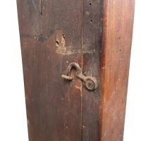 Alternative view of Antique French Wood Wooden Religious Cross Cabinet Case Display Ornament Storage Box Wedding Crown Bonnet Decor c1900's