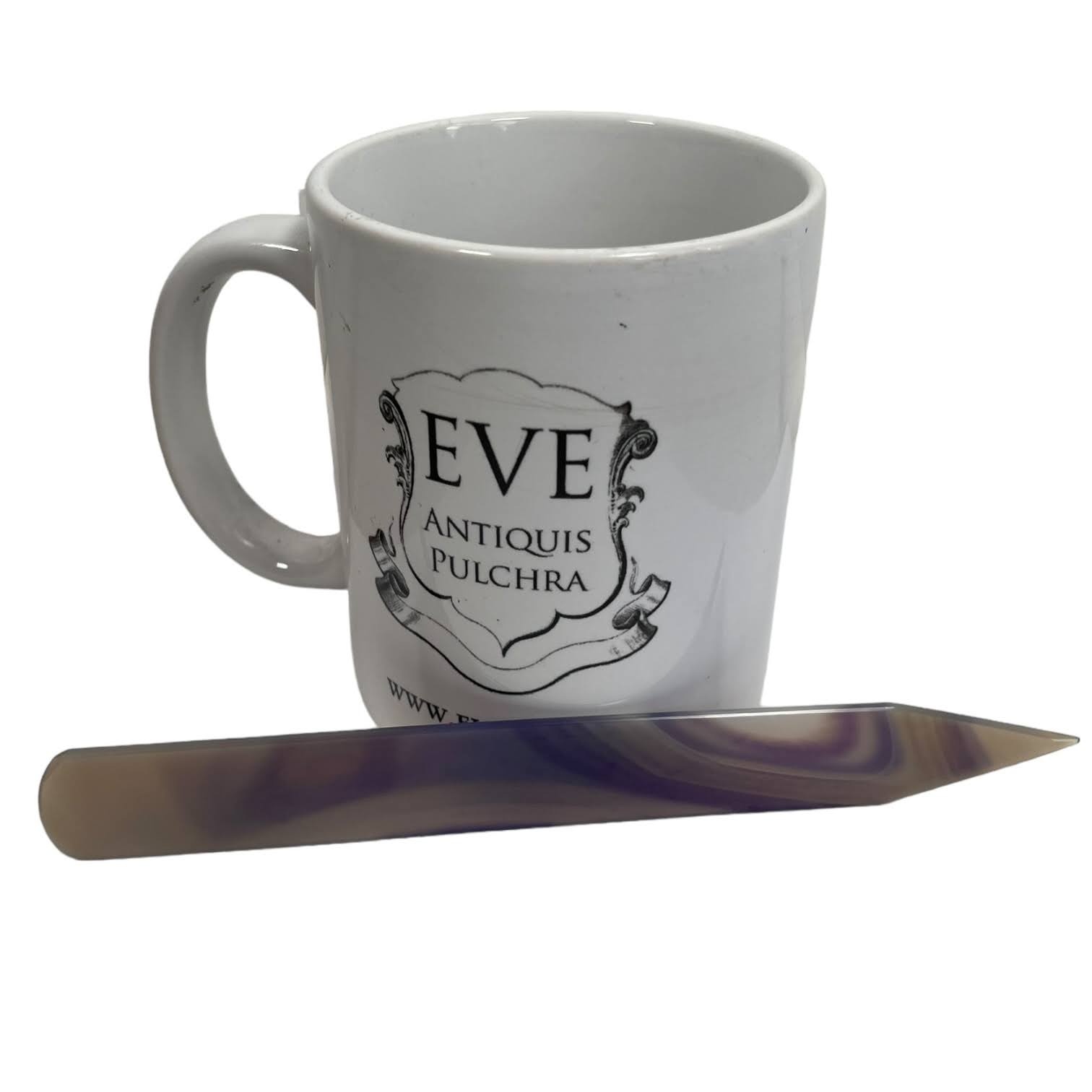 Vintage Purple Agate Stone Decorative Letter Opener Office Desk c1970-80s 3 Vintage Purple Agate Stone Decorative Letter Opener Office Desk c1970-80s - Image 3