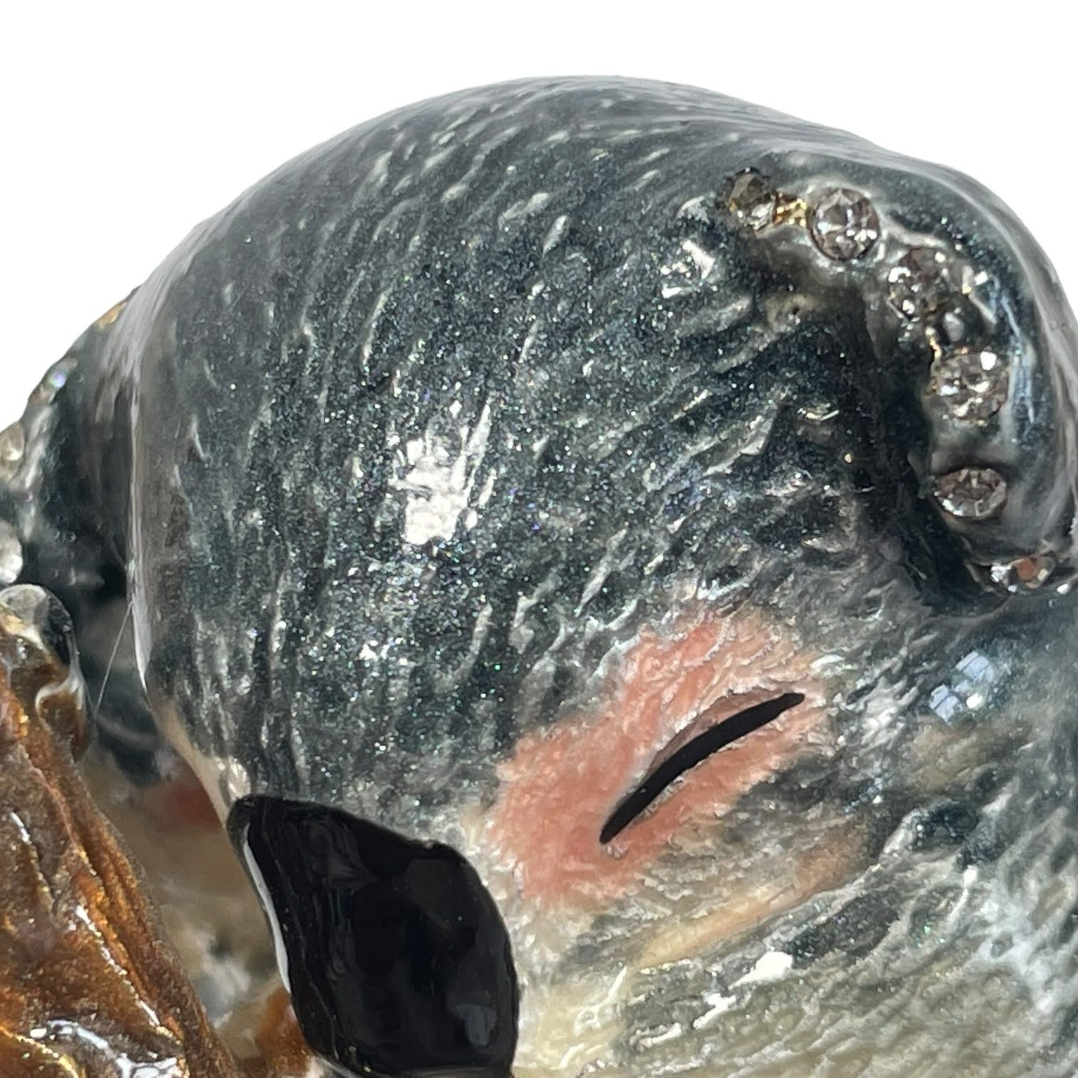 Vintage Decorated Baby Koala Enamelled Metal Rhinestone Decorated Gift Trinket Jewellery Jewelry Box Storage Ornament c2000 4 Vintage Decorated Baby Koala Enamelled Metal Rhinestone Decorated Gift Trinket Jewellery Jewelry Box Storage Ornament c2000 - Image 4