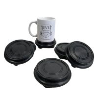 Alternative view of Vintage Chinese Wooden Ornament Vase Presentation Display Base Wood Trivet Stand circa early 2000's