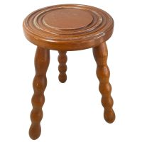Vintage French Simple Small Stool Table Wooden Wood Chair Seat Bobbin Side Stand Flower Pot Display Shelf Prop Tabouret circa 1970’s Vintage French Simple Small Stool Table Wooden Wood Chair Seat Bobbin Side Stand Flower Pot Display Shelf Prop Tabouret circa 1970's