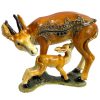 Vintage Decorated Deer Baby Enamelled Metal Rhinestone Decorated Gift Trinket Jewellery Jewelry Box Necklace Storage Decoration c2000