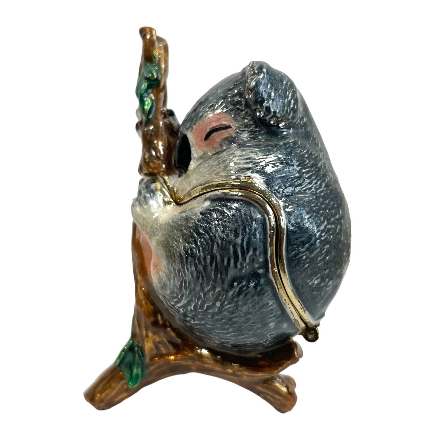 Vintage Decorated Baby Koala Enamelled Metal Rhinestone Decorated Gift Trinket Jewellery Jewelry Box Storage Ornament c2000 Vintage Decorated Baby Koala Enamelled Metal Rhinestone Decorated Gift Trinket Jewellery Jewelry Box Storage Ornament c2000