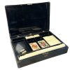 Antique French Token Gaming Chip Card Game Storage Box Chips Counters Tokens Games Gambling Chip c1920's