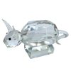Vintage Hand Made Crystal Glass Small Animals Creatures Ornaments Gifts Bull Cow circa early 2000's