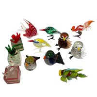 Vintage Hand Made Glass Small Animals Creatures Ornaments Gifts Fish Bird Owl Gift Boxes circa early 2000’s Vintage Hand Made Glass Small Animals Creatures Ornaments Gifts Fish Bird Owl Gift Boxes circa early 2000's