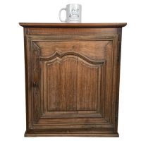 Alternative view of Vintage French Wall Hanging Cupboard Shelf Wall Wood Plinth Stand Display Storage c1940-50's